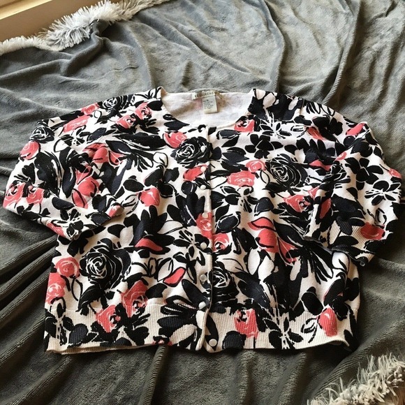 Requirements Sz XL Vintage Cardigan Round Neck Pre-Owned - Picture 6 of 6